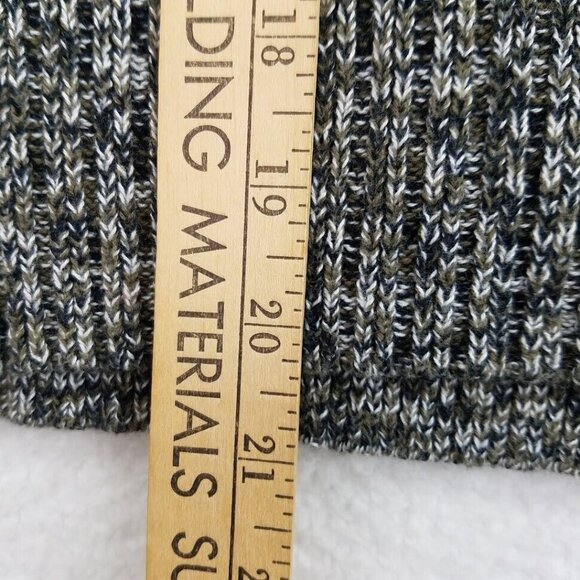 American Eagle Womens Hooded Sweater Size Small Green White Black Blend - Picture 7 of 7